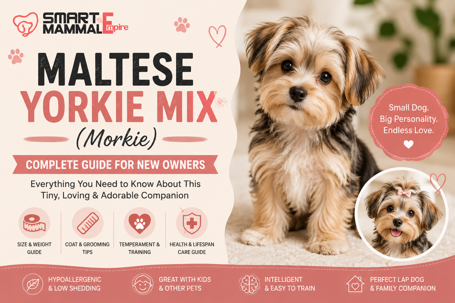 Maltese Yorkie Mix (Morkie)