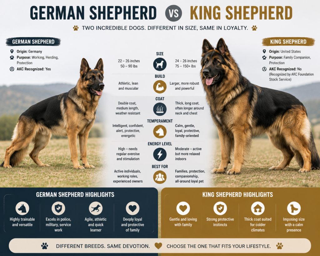 German Shepherd vs King Shepherd