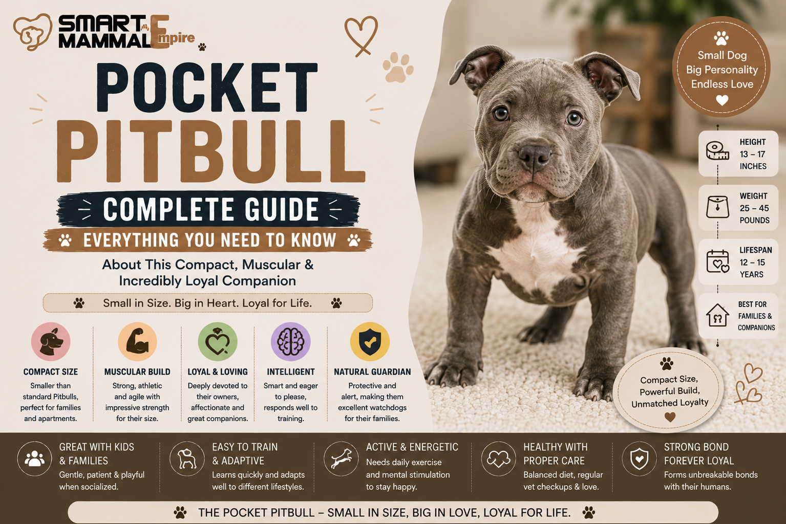 Pocket Pitbull Dog Breed Guide 2026