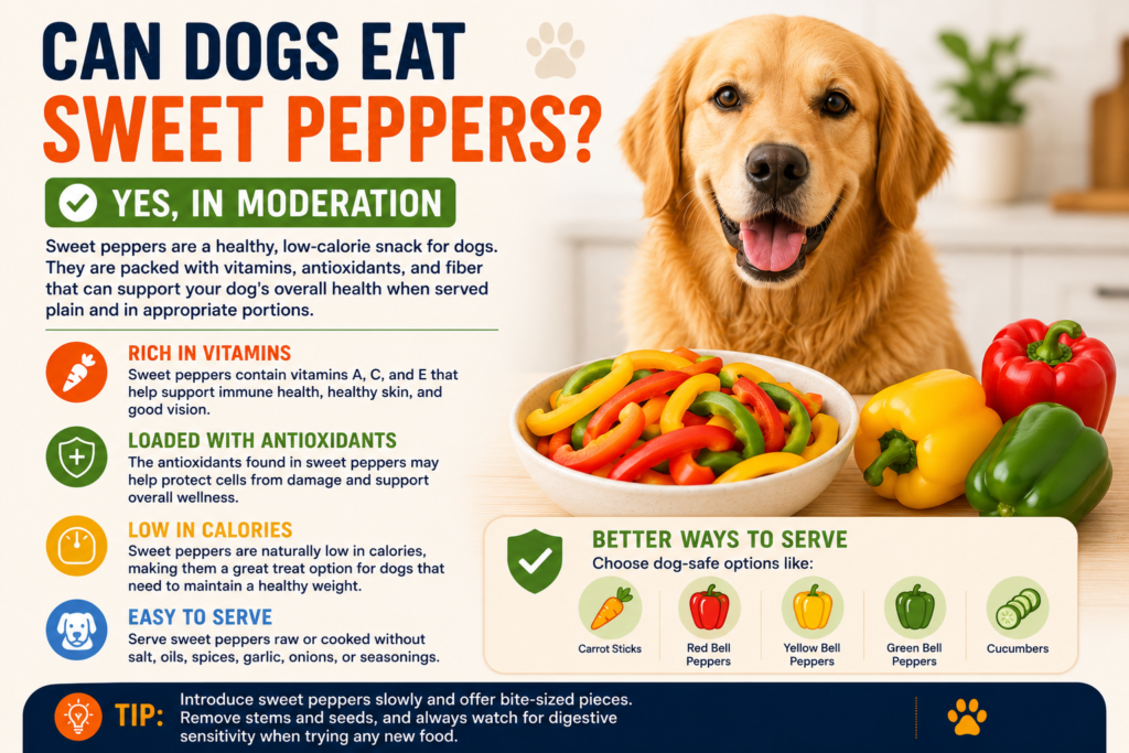 Can Dogs Eat Sweet Peppers?