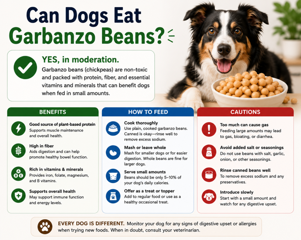 Can Dogs Eat Garbanzo Beans?