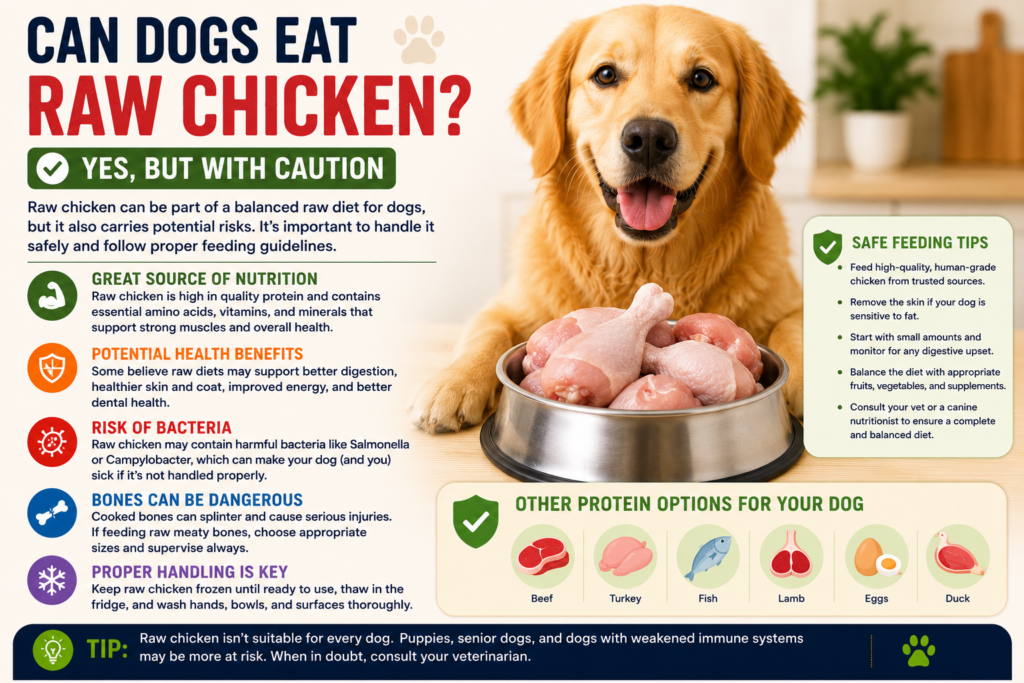 Can Dogs Eat Raw Chicken?