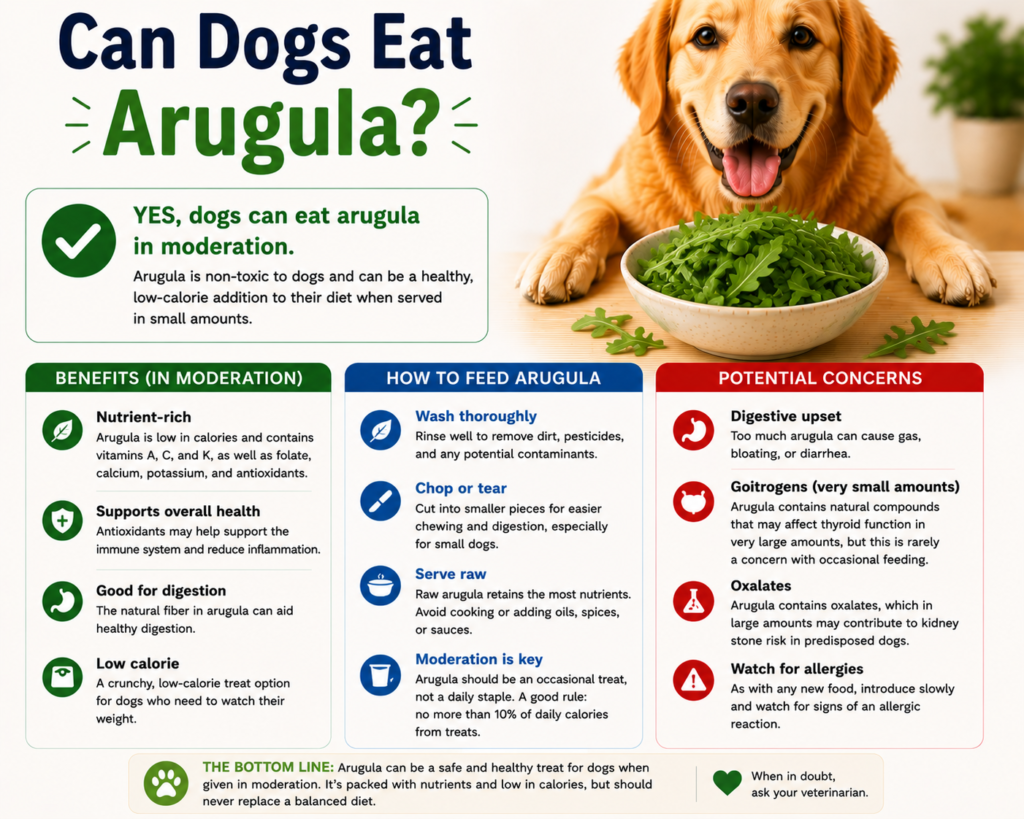 Can Dogs Eat Arugula?