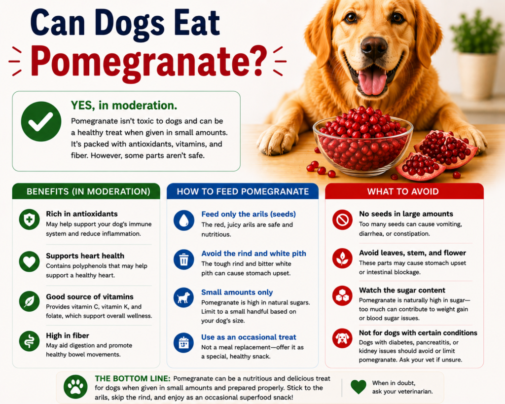 Can Dogs Eat Pomegranate?