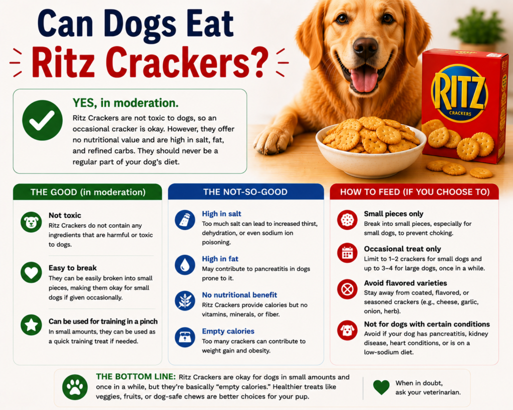 Can Dogs Eat Ritz Crackers?