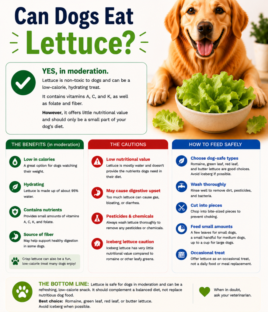Can Dogs Eat Lettuce?