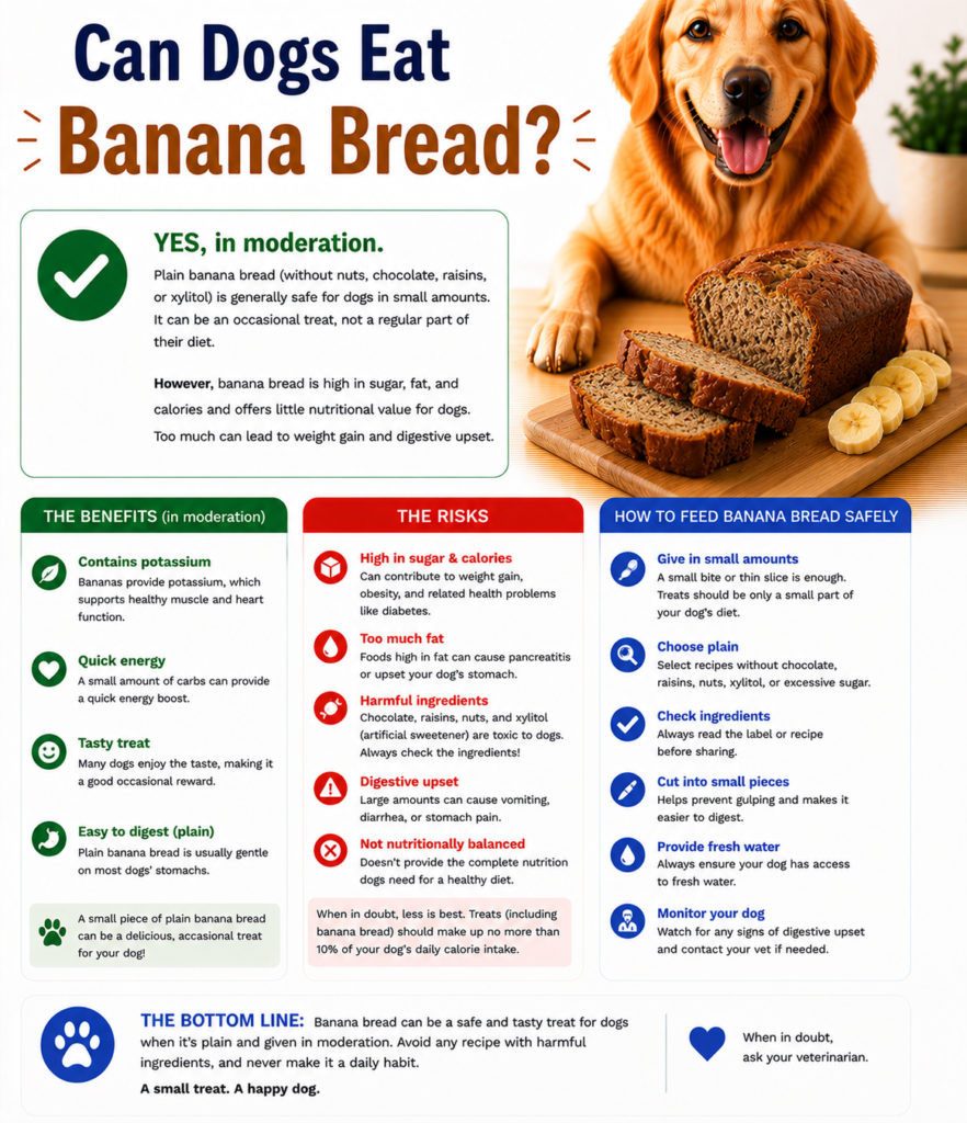 Can Dogs Eat Banana Bread?