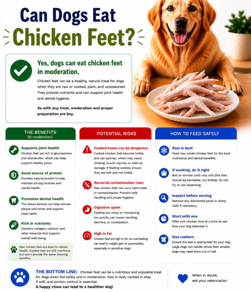 Can Dogs Eat Chicken Feet?